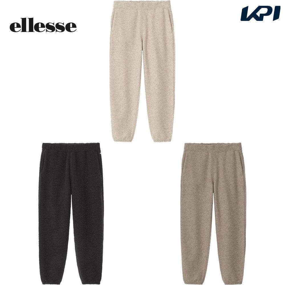 【全品10％OFFクーポン▼】エレッセ Ellesse テニスウェア メンズ ウールパイルロングパンツ EM823362 2023FW