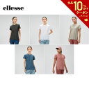 【全品10％OFFクーポン▼】エレッセ Ellesse テニスウェア レディース 4WAYストレッチロングレングスショートスリーブシャツ EW023103 2023SS