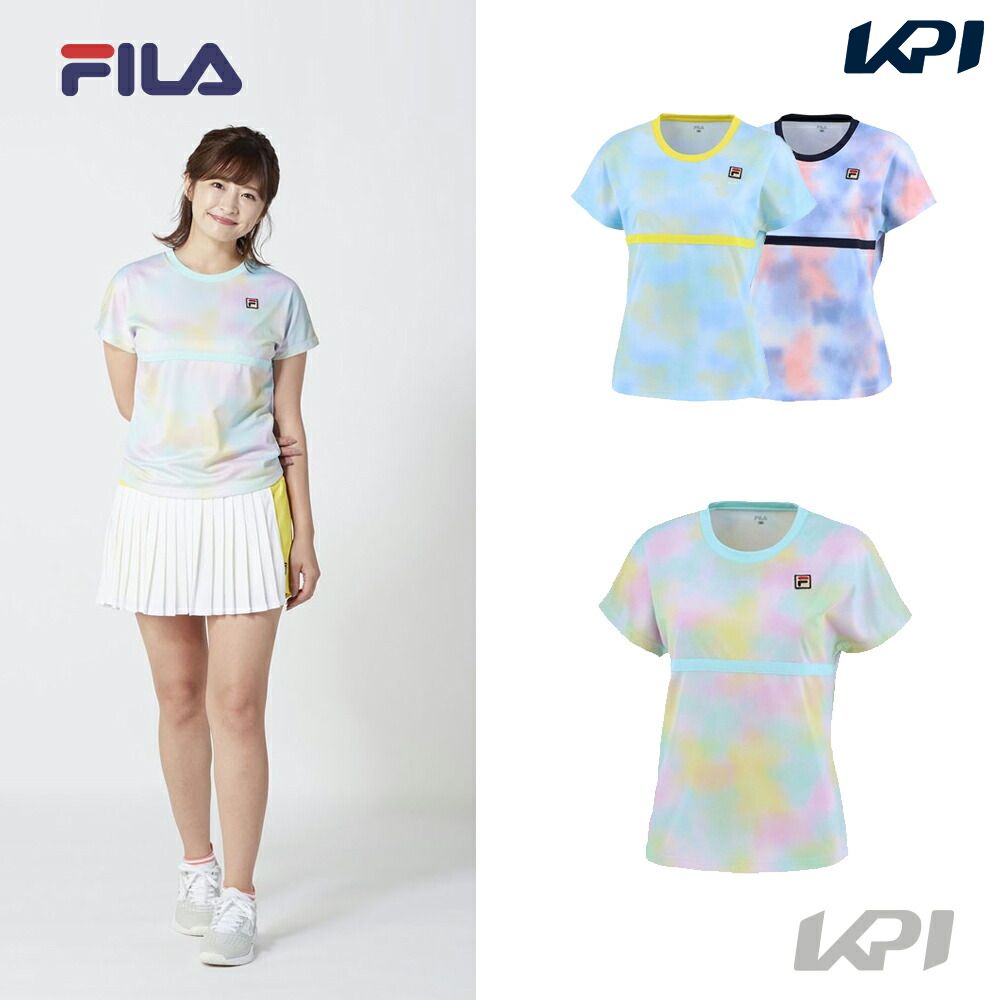 【店内全品エントリーでポイント10倍▲5/1 10時〜】フィラ FILA テニスウェア レディース レディース ゲームシャツ VL2273 2021SS