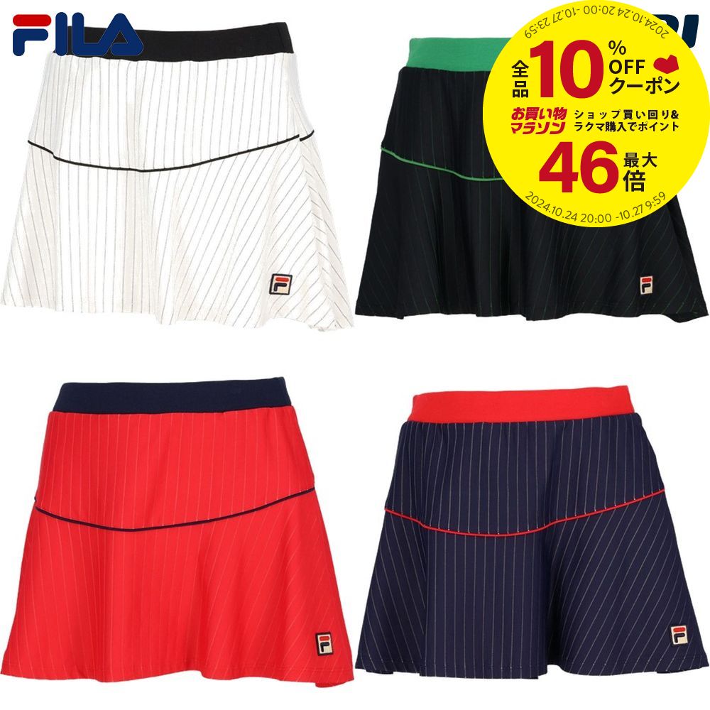 フィラ FILA テニスウェア レディース スコート VL2721 2023FW