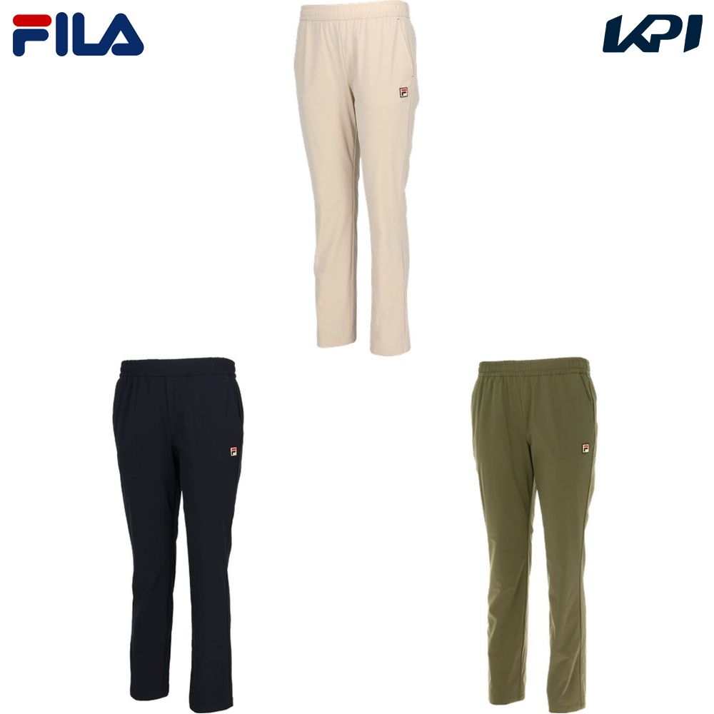 【全品10％OFFクーポン 】フィラ FILA テニスウェア レディース ロングパンツ VL2724 2023FW