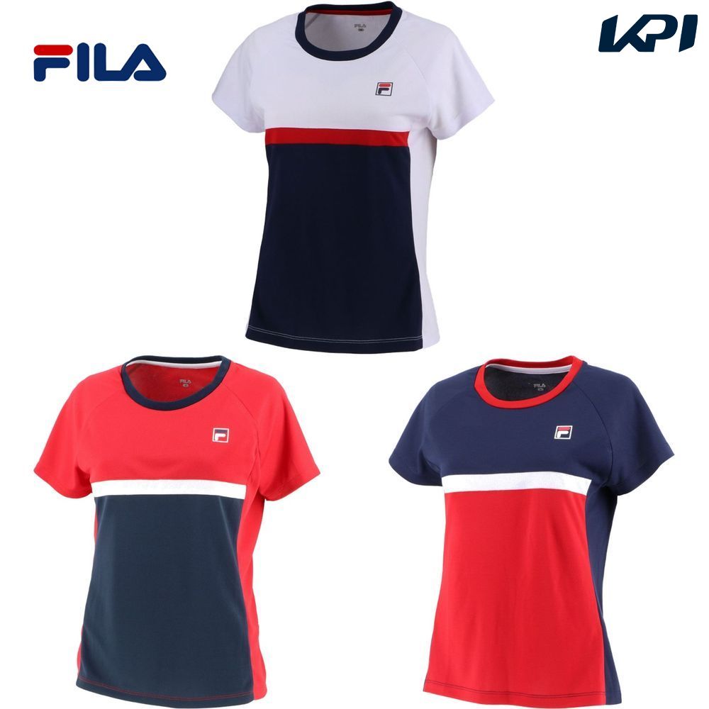 【全品10%OFFクーポン〜8/23】「あす楽対応」フィラ FILA テニスウェア レディース ウィメンズ ゲームシャツ VL7500 2020SS 『即日出荷』