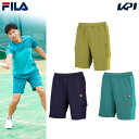 【全品10％OFFクーポン▼】フィラ FILA テニスウェア メンズ ハーフパンツ デニムニット カーゴハーフパンツ VM5625 2023FW その1