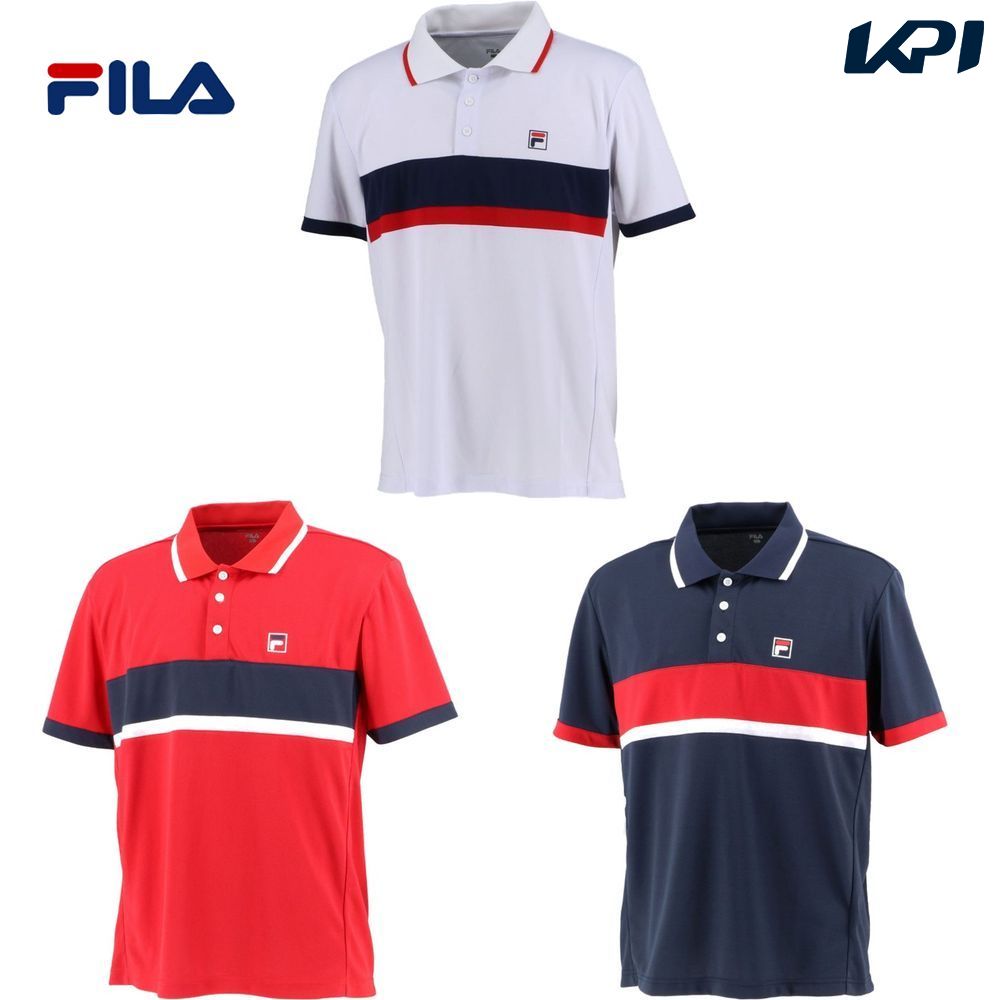 【全品10%OFFクーポン〜8/23】「あす楽対応」フィラ FILA テニスウェア ユニセックス ユニセックス ゲームポロシャツ VM7000 2020SS 『即日出荷』