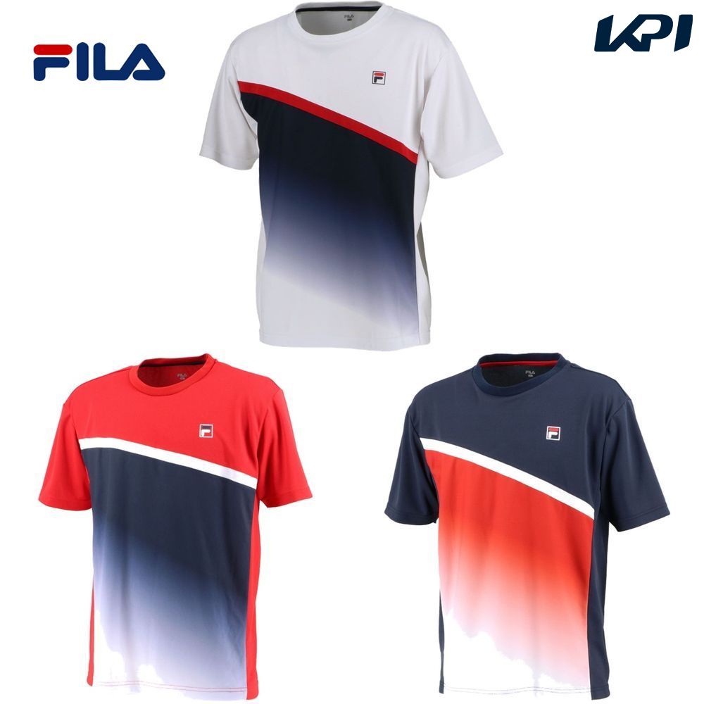 【全品10％OFFクーポン 】 あす楽対応 フィラ FILA テニスウェア メンズ メンズ ゲームシャツ VM7001 2020SS 即日出荷 【KPIタイムセール】