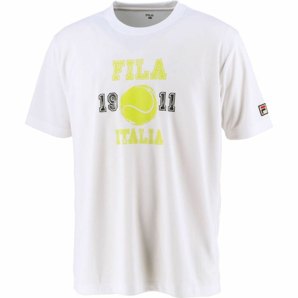 【全品10%OFFクーポン〜8/23】フィラ FILA テニスウェア メンズ グラフィックTシャツ VM5569 2022SS