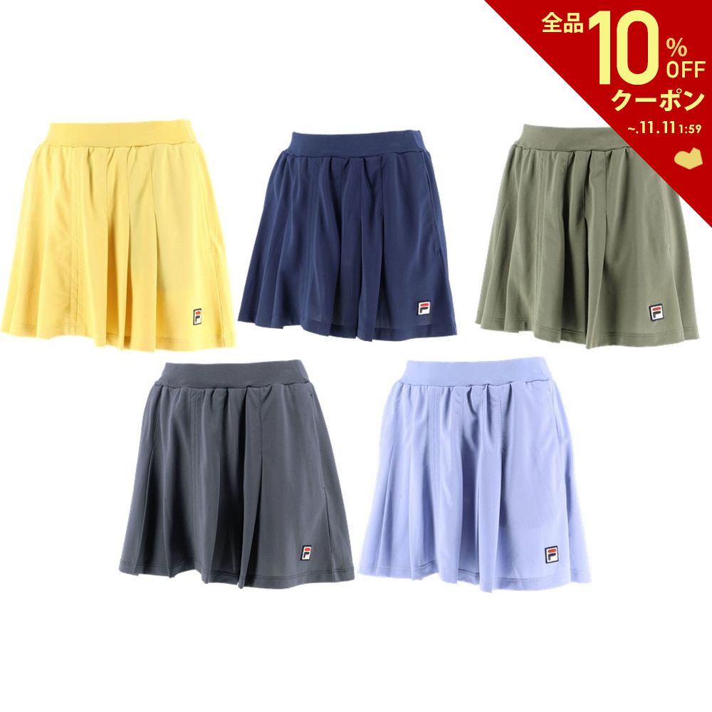 【全品10％OFFクーポン▼〜8/18】フィラ FILA テニスウェア レディース スコート VL2487 2022SS