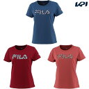 フィラ FILA テニスウェア レディース アップリケTシャツ VL2563 2022FW