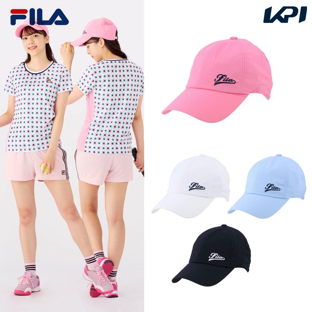 【全品10％OFFクーポン〜6/15▼】フィラ FILA テニスキャップ・バイザー レディース キャップ VL9224 2022SS