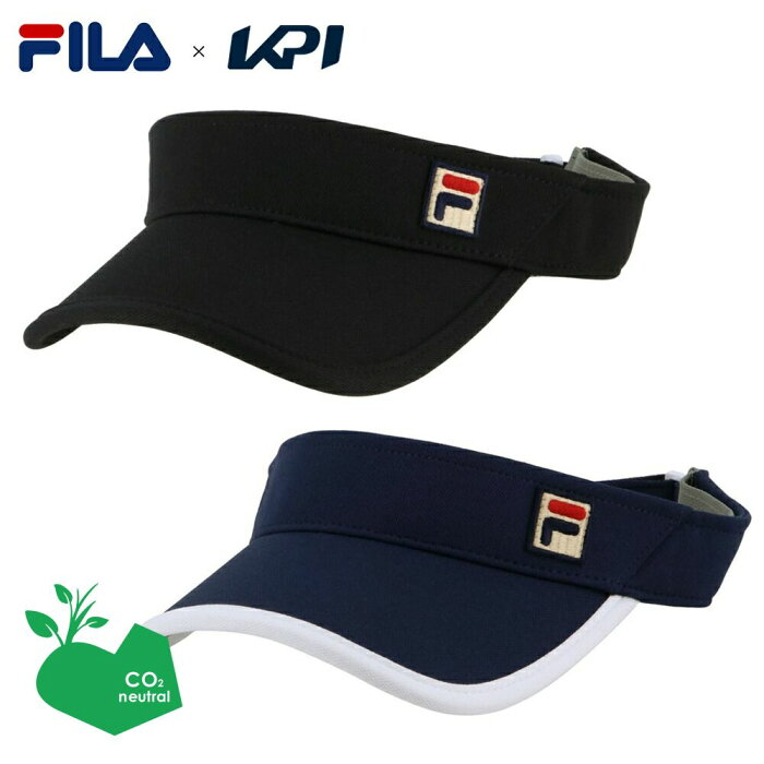 【全品10%OFFクーポン▼〜9/5】「あす楽対応」フィラ FILA テニスアクセサリー レディース FILA×KPI コラボデザイン サンバイザー バイザー ウェア VL9235『即日出荷』【KPI限定】