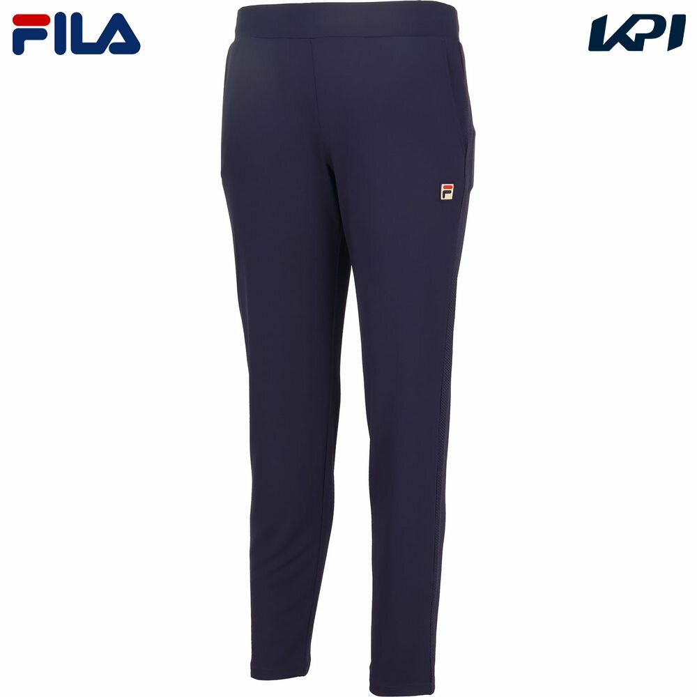【全品10%OFFクーポン】フィラ FILA テニスウェア レディース ロングパンツ VL2837 2024SS