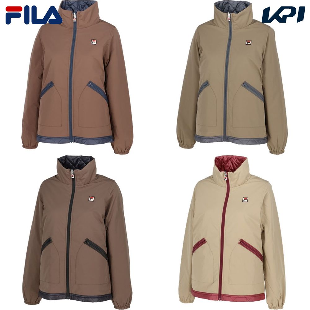 【全品10％OFFクーポン▼】フィラ FILA テニスウェア レディース リバーシブルトラックジャケット VL2744 2023FW