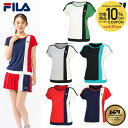 【全品10％OFFクーポン▼】「あす楽対応」【別注数量限定】フィラ FILA テニスウェア レディース ゲームシャツKPI限定コラボモデル VL2760 2023FW『即日出荷』