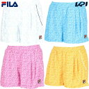 フィラ FILA テニスウェア レディース ショートパンツ VL2830 2024SS