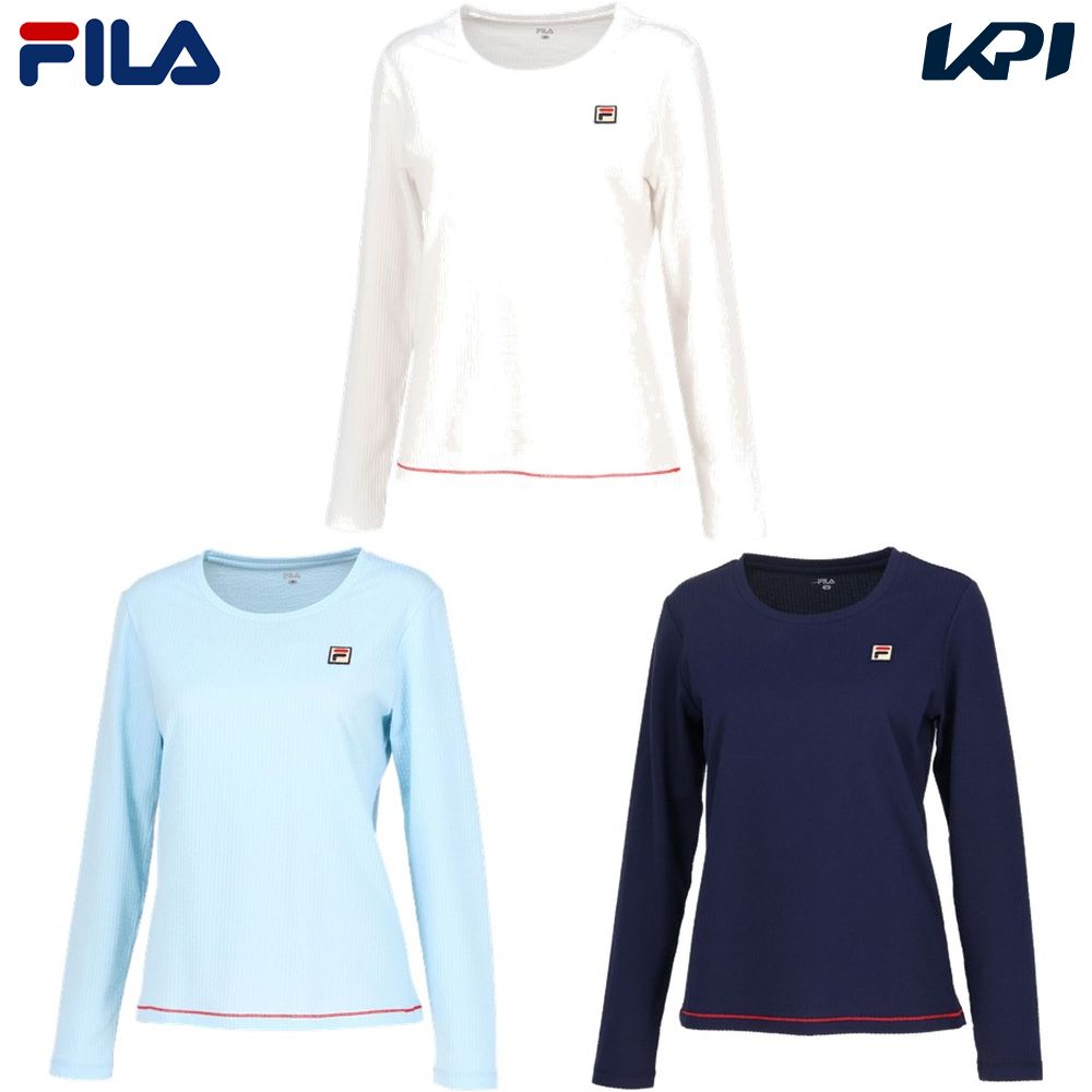 2023SS フィラ FILA テニスウェア レディース ゲームシャツ　VL2647 アクア(27B)