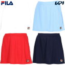 【全品10％OFFクーポン▼】フィラ FILA テニスウェア レディース スコート VL2861 2024SS