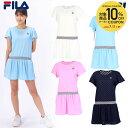 【10%OFFクーポン対象】フィラ FILA テニスウェア レディース ワンピース VL2869 2024SS