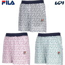 フィラ FILA テニスウェア レディース ショートパンツ VL2874 2024SS 6月上旬発売予定※予約