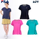 フィラ FILA テニスウェア レディース ゲームシャツ VL2877 2024SS