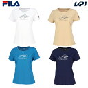 フィラ FILA テニスウェア レディース グラフィックTシャツ VL2925 2024FW