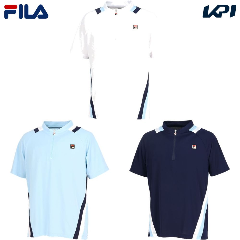 【全品10％OFFクーポン▼】フィラ FILA テニスウェア メンズ ゲームシャツ VM5695 2024SS