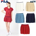 【10%OFFクーポン対象】フィラ FILA テニスウェア レディース スコート EL0207 2025FW 8月上旬発売予定※予約