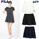 【10%OFFクーポン対象】フィラ FILA テニスウェア レディース スコート EL0222 2025FW 8月上旬発売予定※予約