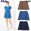 【10%OFFクーポン対象】フィラ FILA テニスウェア レディース スコート EL0226 2025FW 9月上旬発売予定※予約