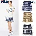 【10%OFFクーポン対象】フィラ FILA テニスウェア レディース スコート EL0241 2025FW 9月上旬発売予定※予約