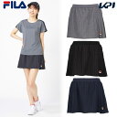 【10%OFFクーポン対象】フィラ FILA テニスウェア レディース スコート EL0247 2025FW 9月上旬発売予定※予約