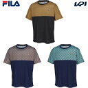 フィラ FILA テニスウェア メンズ ゲームシャツ EM0260 2025FW 8月上旬発売予定※予約