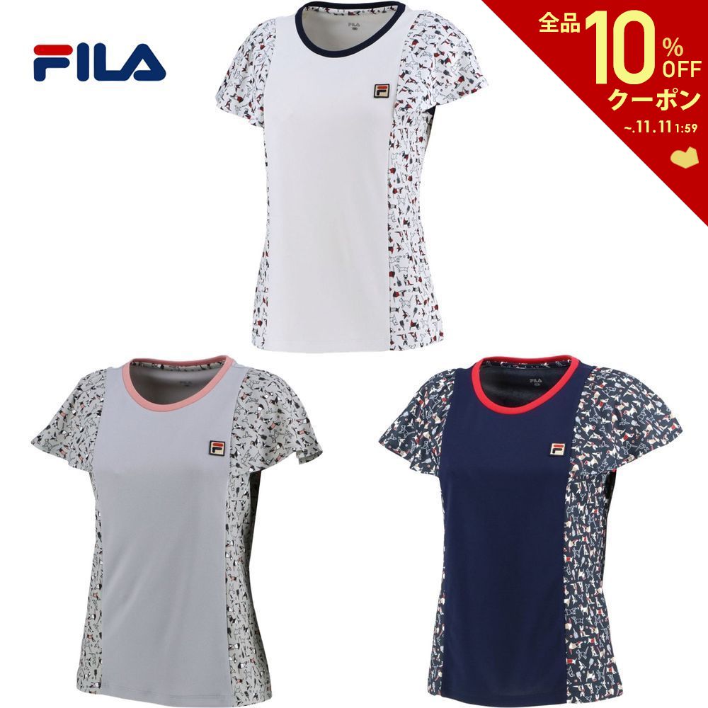 【店内全品エントリーでポイント10倍▲5/1 10時〜】フィラ FILA テニスウェア レディース ゲームシャツ VL2095 2020SS