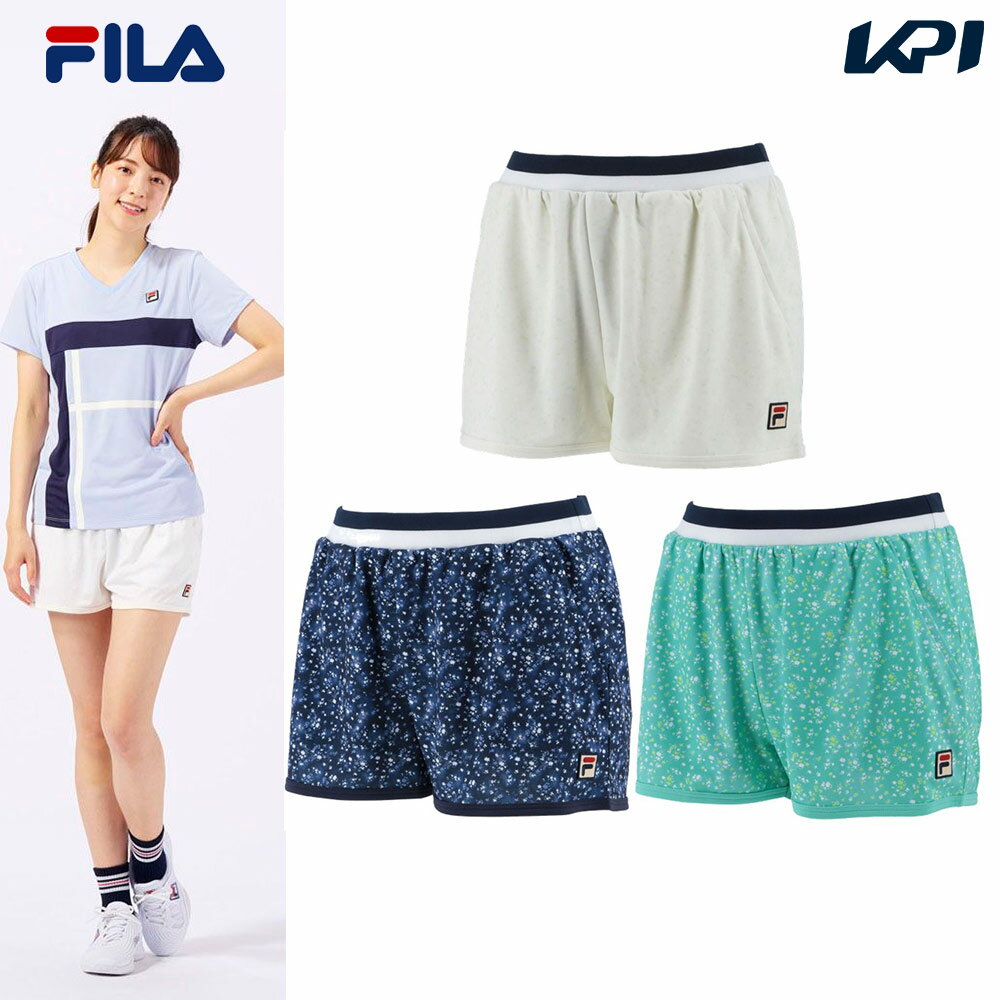 【全品10％OFFクーポン▼】フィラ FILA テニスウェア レディース ショートパンツ VL2641 2023SS