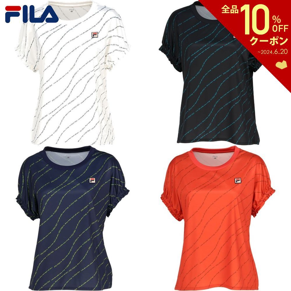 フィラ FILA テニスウェア レディース ゲームシャツ V