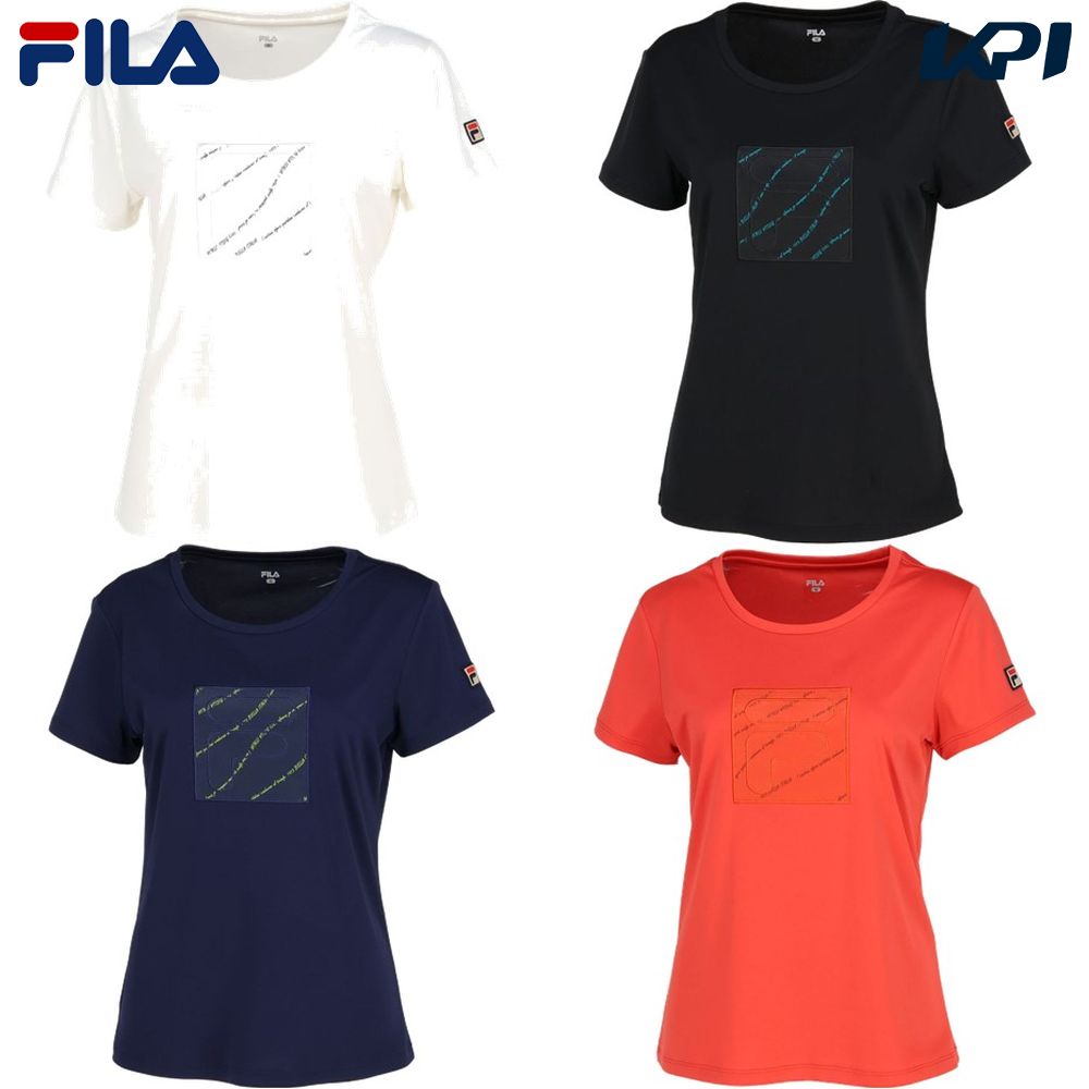 フィラ FILA テニスウェア レディース アップリケTシャ