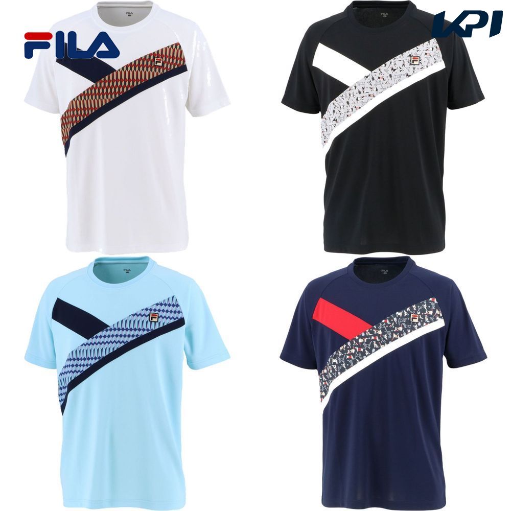 【全品10%OFFクーポン〜8/23】「あす楽対応」フィラ FILA テニスウェア メンズ ゲームシャツ VM5476 2020SS 『即日出荷』