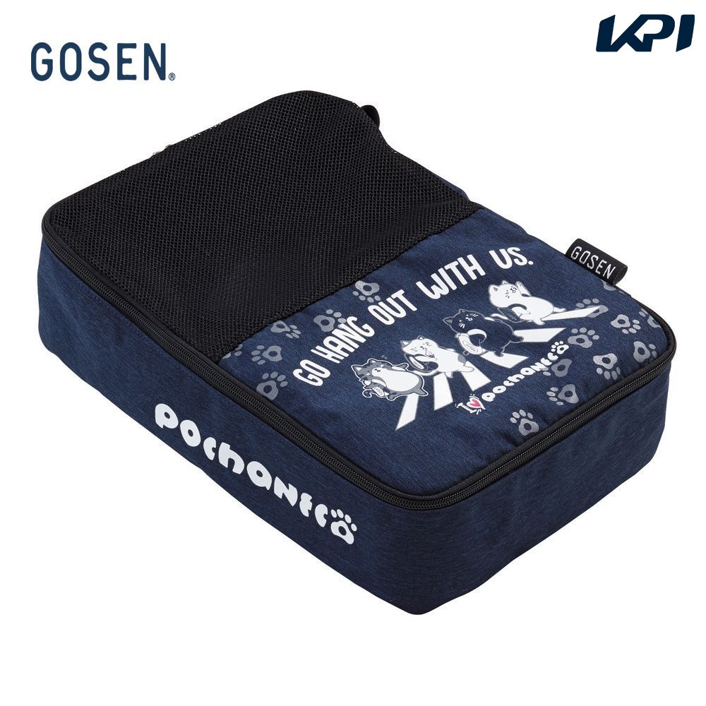 【全品10％OFFクーポン対象】ゴーセン GOSEN テニスバッグ・ケース pochaneco　ぽちゃ猫 ランドリーケース　H NBH06