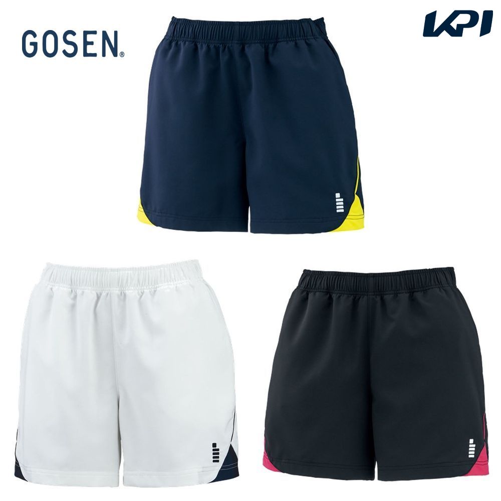 【全品10％OFFクーポン対象】ゴーセン GOSEN テニスウェア レディース ハーフパンツ PP2001 2020SS [ポスト投函便対応]