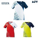 【全品10％OFFクーポン▼〜3/28】ゴーセン GOSEN テニスウェア レディース ゲームシャツ T2003 2020SS