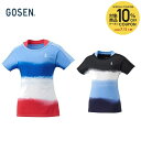 【10%OFFクーポン対象】ゴーセン GOSEN テニスウェア レディース レディースゲームシャツ T2165 2021FW