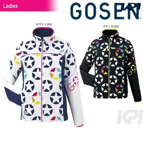 【全品10％OFFクーポン▼】GOSEN（ゴーセン）「Women's レディース ウィンドウォーマージャケット（裏起毛） UY1601」テニスウェア「2016FW」【KPI】