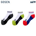 ゴーセン GOSEN テニスアクセサリー レディース ソックス ショート丈 3足セット F22LS3P