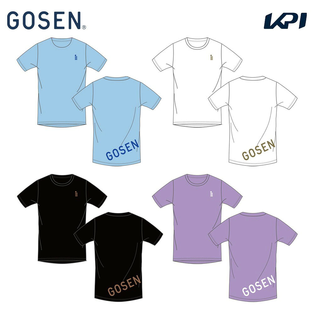 樂天商城 - ゴーセン GOSEN 2026年春企画 テニスウェア ユニセックス ロゴTシャツ JPT65 2026SS