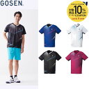 【全品10％OFFクーポン▼】ゴーセン GOSEN テニスウェア ユニセックス ゲームシャツ T2300 2023SS