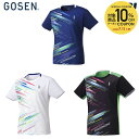 【10%OFFクーポン対象】ゴーセン GOSEN テニスウェア レディース ゲームシャツ T2401 2024SS