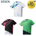 【全品10％OFFクーポン▼】ゴーセン GOSEN テニスウェア ユニセックス ゲームシャツ T2402 2024SS