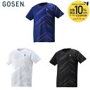 【10%OFFクーポン対象】ゴーセン GOSEN テニスウェア ユニセックス ゲームシャツ T2404 2024SS