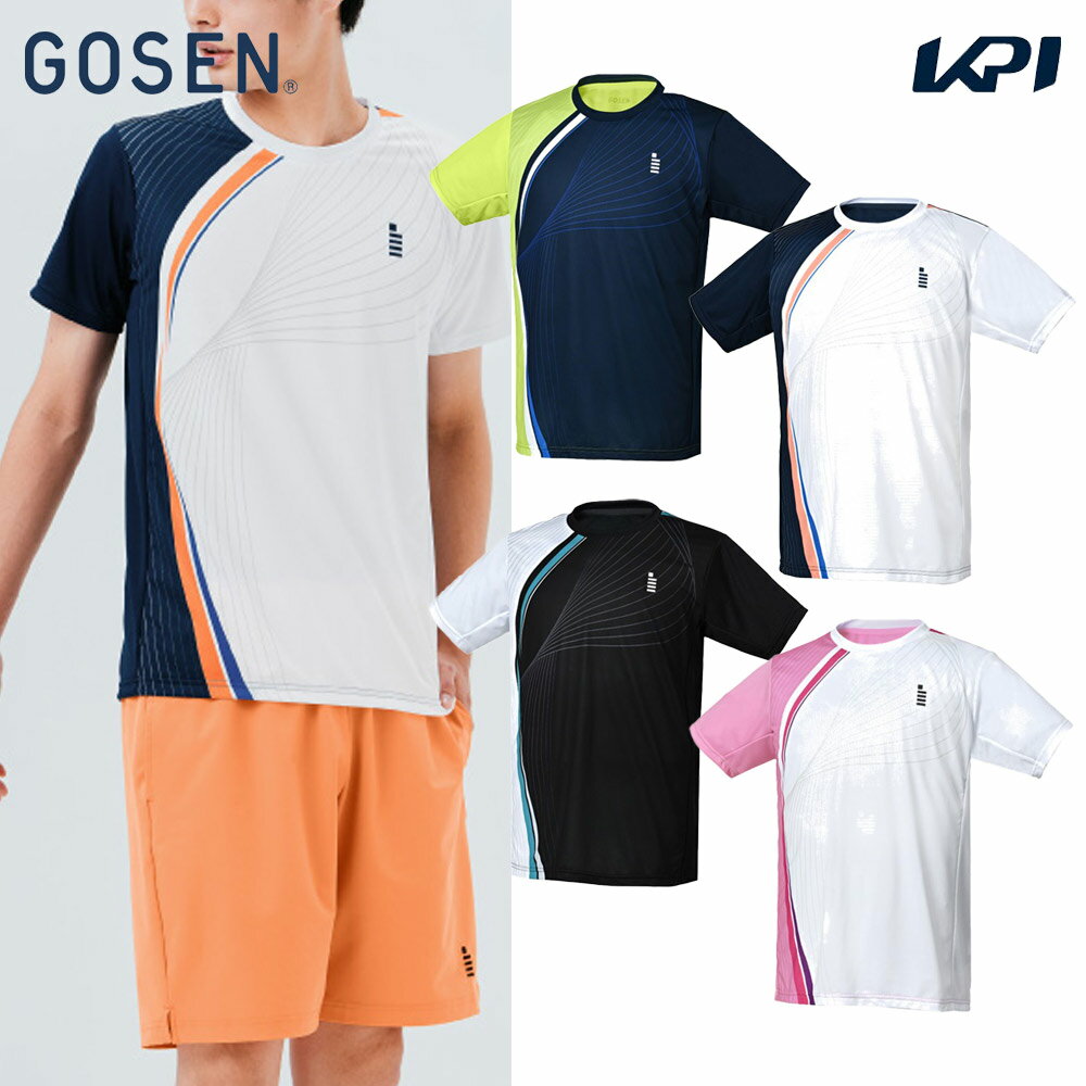 ゴーセン GOSEN テニスウェア ユニセックス ゲームシャツ T2522 2025SS