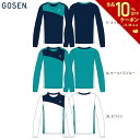 メンズウエア 【全品10％OFFクーポン▼】ゴーセン GOSEN テニスウェア ユニセックス 裏起毛ストレッチトレーナー 2022秋企画 W22A04 2022FW