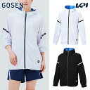 【10%OFFクーポン対象】ゴーセン GOSEN テニスウェア ユニセックス ジップアップパーカー W2500 2025SS
